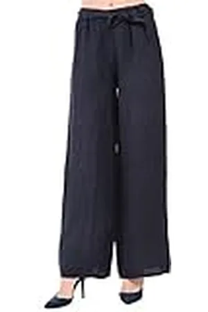 Bonamaison Dames Trlsc101090 Casual Broek, Marine, 12 UK