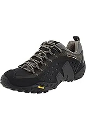 Merrell Intercept Herren Trekking- und Wanderhalbschuhe, Schwarz , 41.5 EU