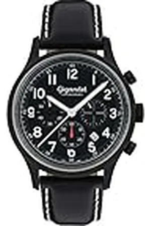 Gigandet AVG50-06 analoog Japans kwartsuurwerk voor heren, met leren armband