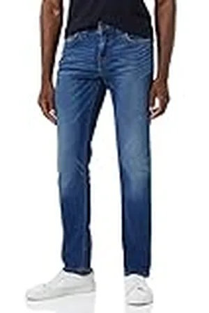 True Religion Heren Geno Tapered Fit Jeans - blauw - S