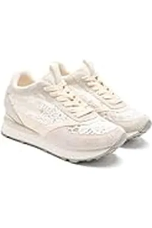 Gioseppo Milladore sneakers met sleehak en kant, , 35 EU
