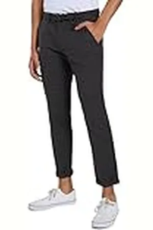 TOM TAILOR Heren 1020451 Rechte chinobroek met riem, , 36W / 32L