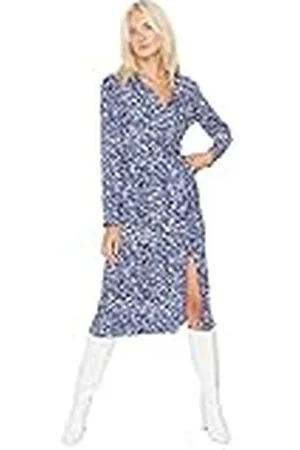 Trendyol Woman Midi Asymmetric Lapel Collar Woven Jurk Dames, , 36