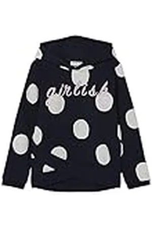 NAME IT Meisjes Nkfbibba Ls Sweat Wh Bru Noos Hoodie, , 122-128