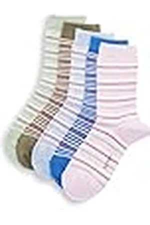 ESPRIT Unisex Kids Multi Stripe 5-pack sokken ademend duurzaam biologisch katoen dun patroon 5 paar, , 6 Jaar