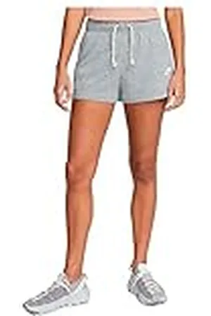 Nike W NSW Gym VNTG PE Shorts, Dark Grey Heather/White, L voor dames