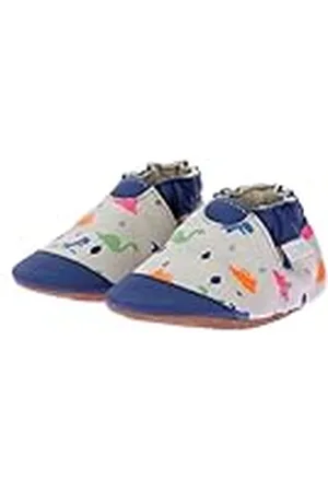 Robeez BLUDINO, babyschoenen, grijs, blauw, 17/18 EU, , 17/18 EU