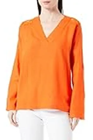 USHA Dames blouse shirt met kant 10127194, , M, , M