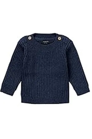 Noppies Baby Baby-jongens Jalta pullover, Black Iris-P554, 62