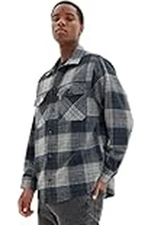 Trendyol Geruit overhemd met lange mouwen voor heren, , XL