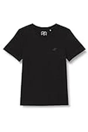 4F T-shirt M0795 Deep Black Kind 134, , 9 Jaren