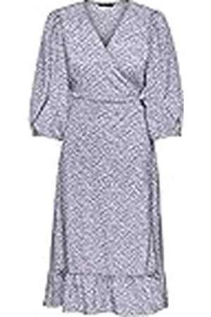 ONLY Midi-jurk voor dames, Paars (Chinees Violet), XXS