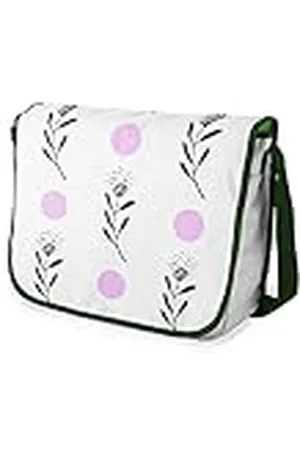 Bonamaison Digitaal druk-boodschappentassen met armband kaki voor studenten, schooltassen voor meisjes en jongens, schoudertas, afmetingen: 29 x 36 cm