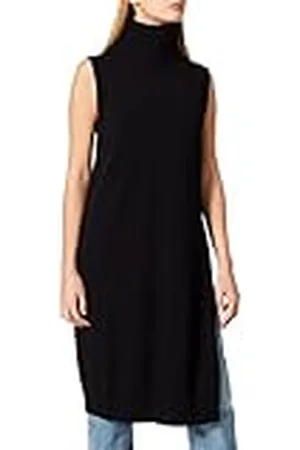 VILA Viril Long S/L Knit Vest-Noos jurk voor dames, , M