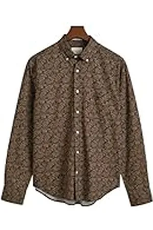 GANT REG Paisley bedrukt shirt, , XL