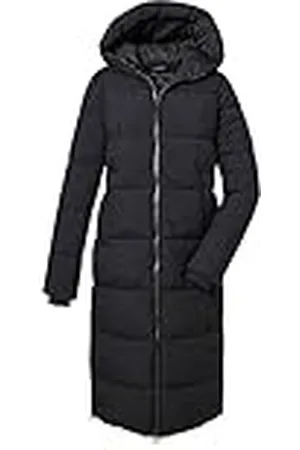 G.I.G.A. DX by killtec Dames Gewatteerde jas met capuchon/functionele jas is waterafstotend GW 50 WMN QLTD CT, schwarz, 44, 39840-000