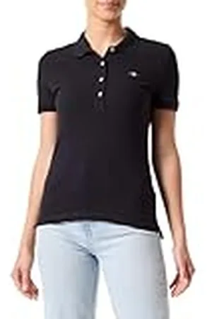GANT Slim Sheild Piqué Polo met kapmouw, , XS