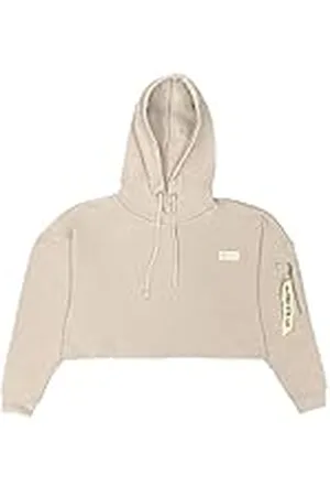 Alpha Industries Organics Cropped OS Hoody Hooded Sweat voor dames
