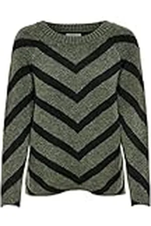 ONLY Dames ONLELIZA L/S Pullover KNT NOOS 15191792, Lizard/Detail:w/Black, XS
