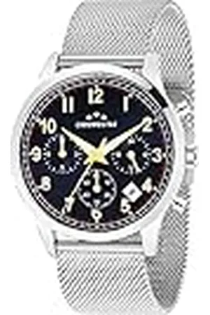 Chronostar Heren multi-wijzerplaat kwarts horloge met roestvrij stalen armband R3753269003