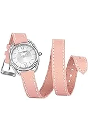 Saint Honore Dames analoog kwarts horloge met lederen armband 7214271AIN