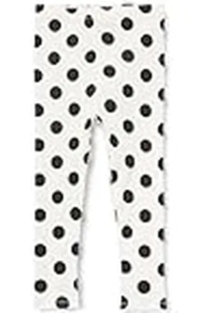 Koton Babygirls Basic Ribbed Trekkoord Elastische Tailleband Katoen Blend Leggings, , 6-9 Monate