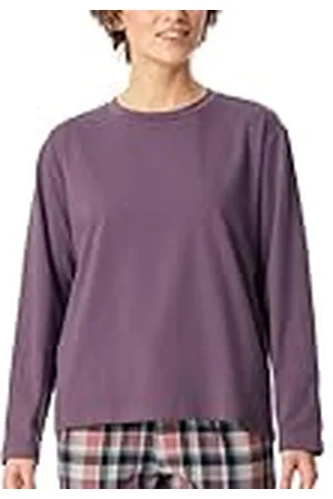 Schiesser Dames slaapshirt lange mouwen katoen - Mix + Relax, , 40