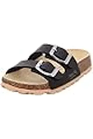 Superfit Jungen FUSSBETTPANTOFFEL Hausschuhe, SCHWARZ 0000