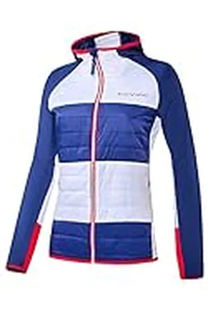 Black Crevice Hybride damesjas, elastisch sportjack voor dames van 85% nylon en 15% elastaan, ademende functionele damesjas, isolerende hybride jas voor dames, , 46