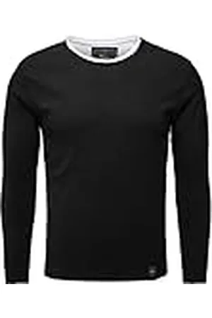Key Largo Heren Sarasota Round Pullover, Black (1100), M, , M