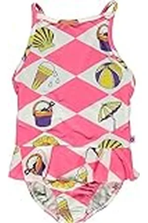 Småfolk One Piece badpak voor meisjes, , 5-6 Jaren
