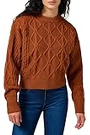 Wrangler Cable Knit Sweater Pullover voor dames, , M