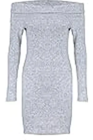 Trendyol Damesjurk, oversized, midi, A-lijn, dubbele rijen, gebreid, maten, , M
