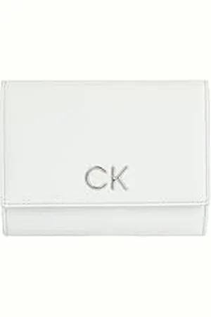 Calvin Klein Dames CK Daily Medium Trifold Portefeuille, Melkgroen, één maat, , Eén maat