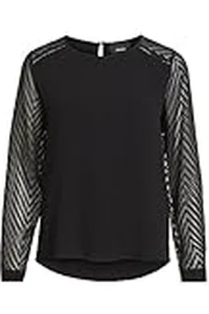 Object Damesblouse met kanten mouwen, , 36
