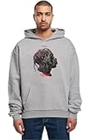 Mister Tee Upscale Flying High Heavy Oversize Hoodie met capuchon voor heren, met print op de voorkant, oversized pasvorm, , L