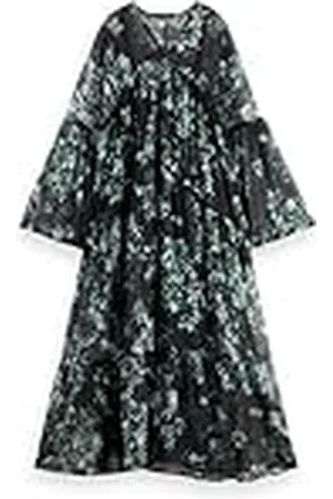 Scotch&Soda Gedrukte Fil Coupe Maxi Jurk, , 38