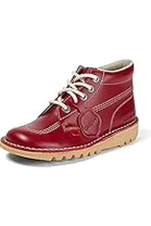 Kickers Kick Hi Classic Enkellaarzen voor dames, extra comfortabel, extra duurzaam, premium kwaliteit, , 3.5 UK