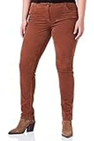 Atelier Gardeur Dames Slim Jeansbroek Zuri,Brauner Tone 25,42 NL