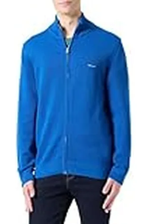 GANT Cotton Pique Zip Cardigan, , L