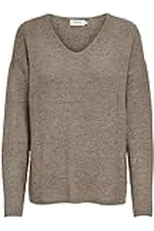 ONLY Onlcamilla trui met V-hals voor dames, L/S KNT Noos