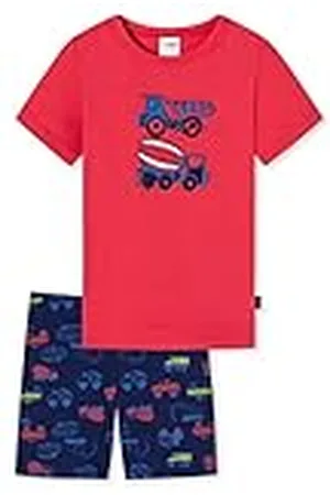 Schiesser Korte kinderpyjama voor jongens - biologisch katoen, , 140 cm
