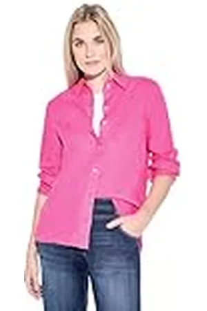 CECIL Linen_Solid Shirt Blouse voor dames, , XXL