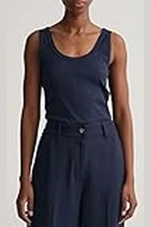 GANT Slim Ribbed Tank Top, , S