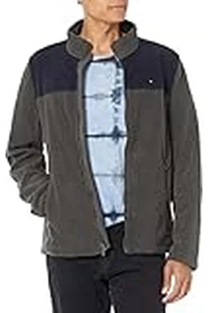 Tommy Hilfiger Heren Classic Polar Fleece Jas met ritssluiting aan de voorkant (normale grote maten), , XXL