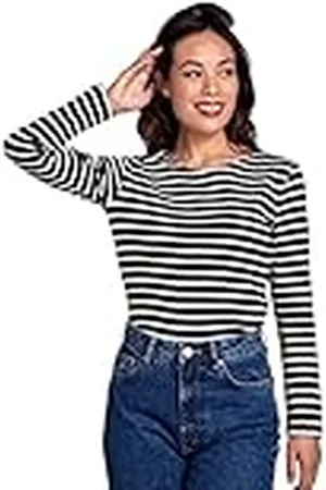 Armor.lux Armor Lux 04277, gestreept T-shirt met lange mouwen voor dames, , 4XL/Fabrikant maat:7