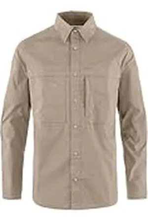 Fjällräven 12600194-118 Abisko Trail Shirt LS M Shirt Heren Fossil Maat M, , M