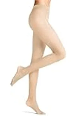 Falke Dames Panty Ballet Tulle 40 DEN W Ti halfdoorzichtig gedessineerd 1 paar, , S