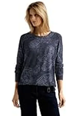 CECIL Bedrukt damesshirt met lange, , XS