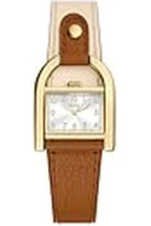 Fossil Harwell horloge voor dames, quartz uurwerk met roestvrij stalen of leren band